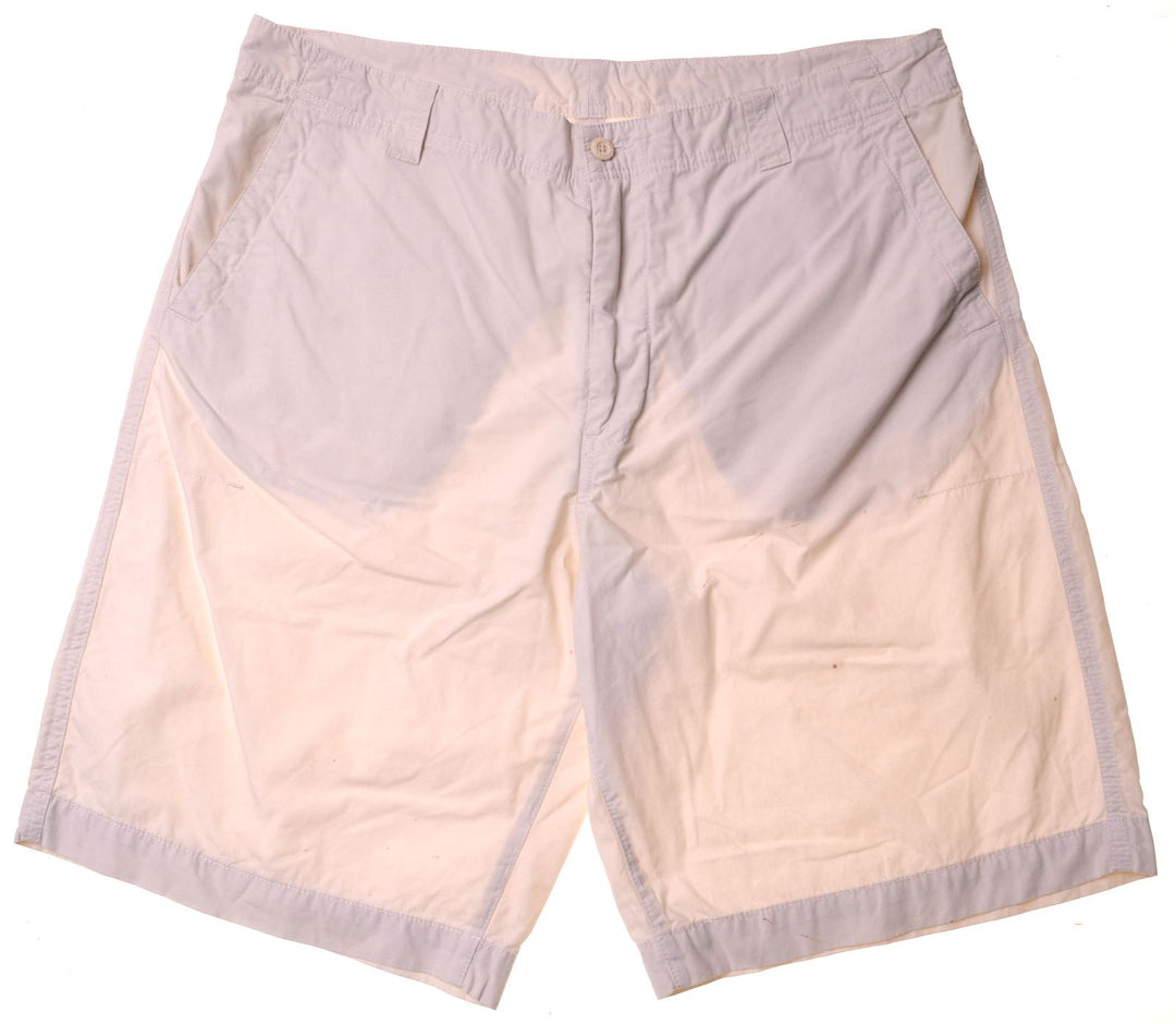 KAPPA Womens Chino Shorts IT 50 XL W36 Off White Cotton Perfect Fit - Second Hand & Vintage Designer Clothing - Messina Hembry