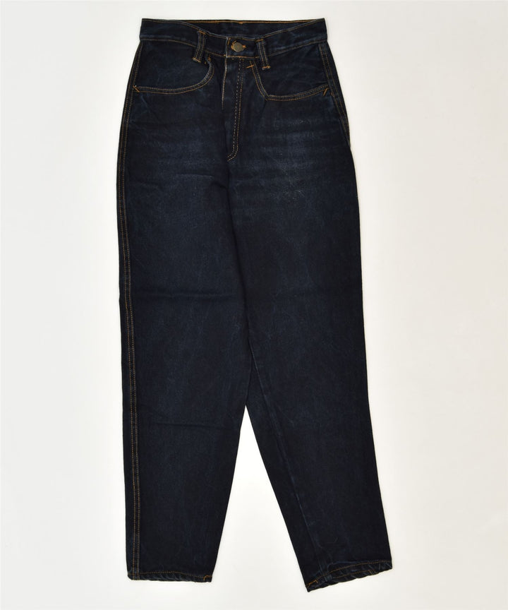 LES PANT Womens Tapered Jeans IT 42 Medium W26 L28 Navy Blue Classic | Vintage | Thrift | Second-Hand | Used Clothing | Messina Hembry 