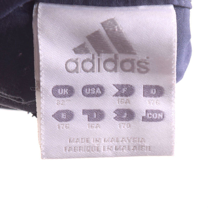 ADIDAS Girls Sport Shorts 15-16 Years Navy Blue Polyester - Second Hand & Vintage Designer Clothing - Messina Hembry