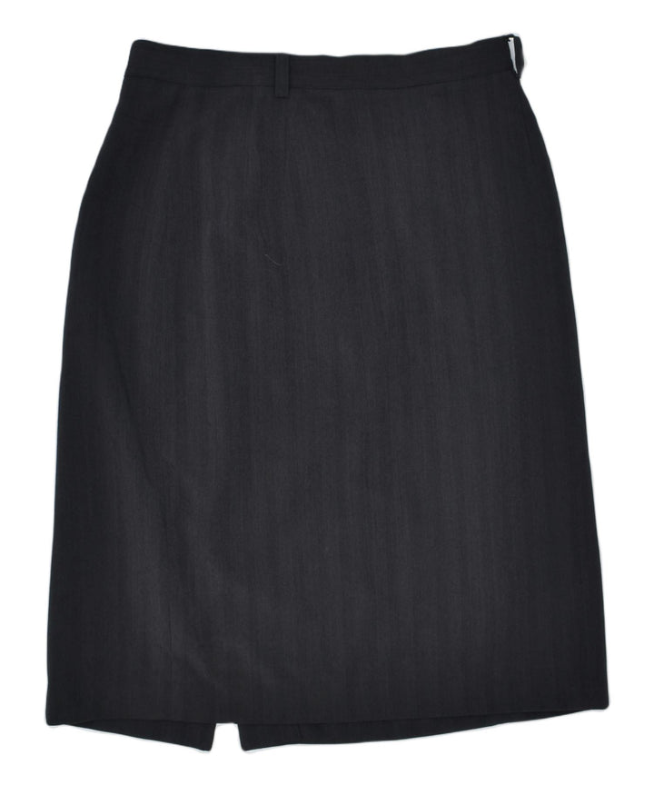 BELFE & BELFE Womens High Waist Pencil Skirt IT 42 Medium W26 Grey | Vintage | Thrift | Second-Hand | Used Clothing | Messina Hembry 