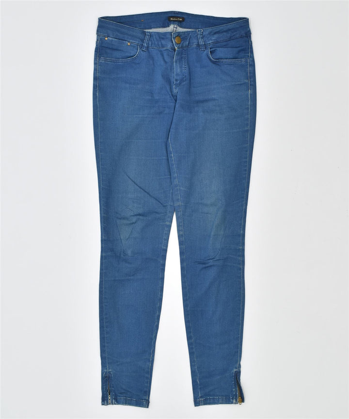 MASSIMO DUTTI Womens Low Waist Skinny Jeans Size 40 Medium W30 L31 Blue | Vintage | Thrift | Second-Hand | Used Clothing | Messina Hembry 