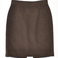 DIANA BENTALLS Womens Fleece Pencil Skirt IT 42 Medium W26 Khaki Vintage | Vintage | Thrift | Second-Hand | Used Clothing | Messina Hembry 